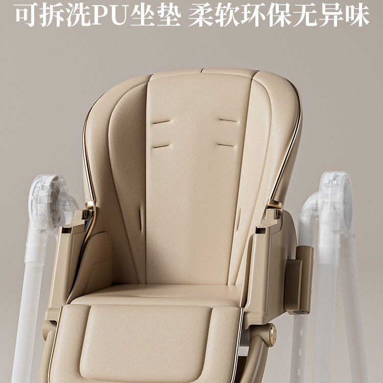 Portable Multi-functional Baby Swing Dining Chair - Beige