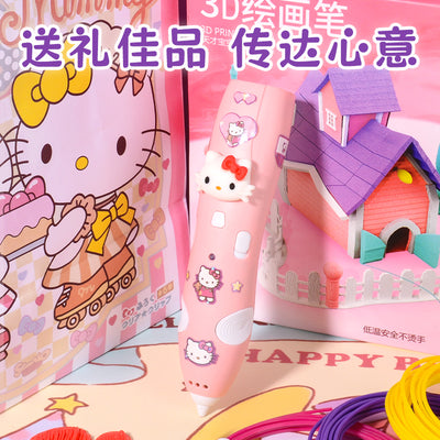 Electric Hello Kitty Toddlers 3D Drawing Pen With Bag
