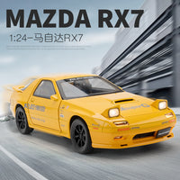 1:24 Diecast Mazda RX7 - Yellow