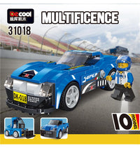 DIY Super Run Finals Model Bricks Set - 208+Pcs
