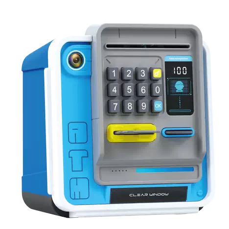 Kids Face Recognition & Password Unlock ATM Machine