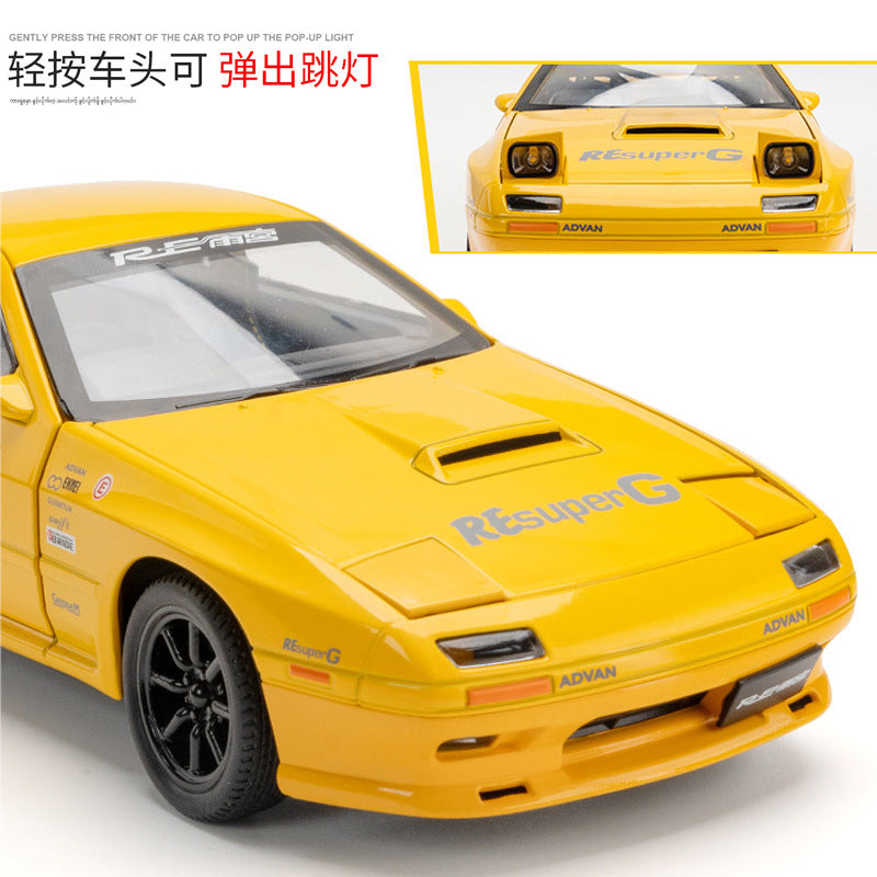 1:24 Diecast Mazda RX7 - Yellow