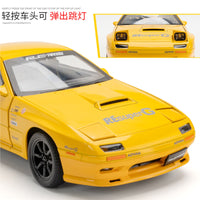 1:24 Diecast Mazda RX7 - Yellow