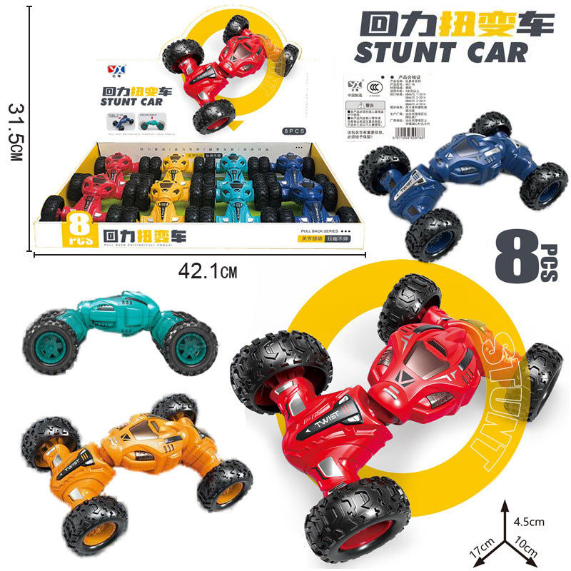 ABS Pullback Stunt Car - 1Pc
