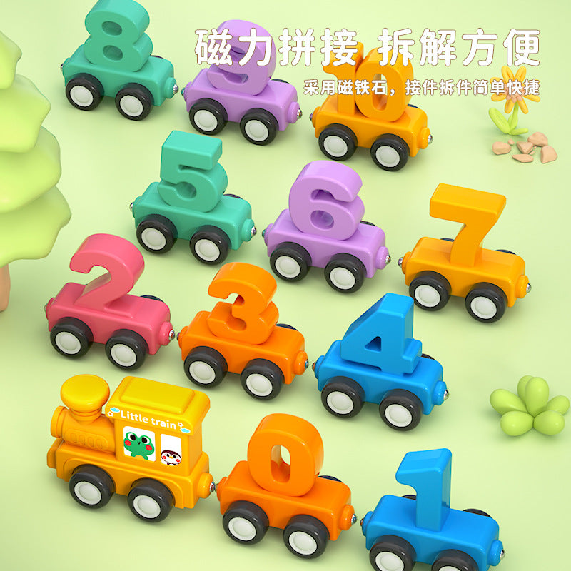 Magnetic Force Digital Number Train 0-10