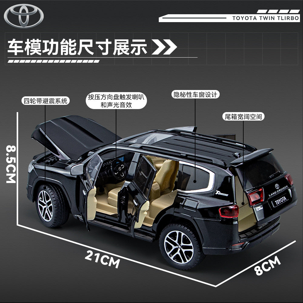 1:24 Diecast Toyota Land Cruiser SUV Model With Key