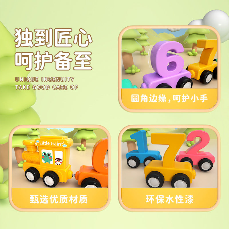 Magnetic Force Digital Number Train 0-10