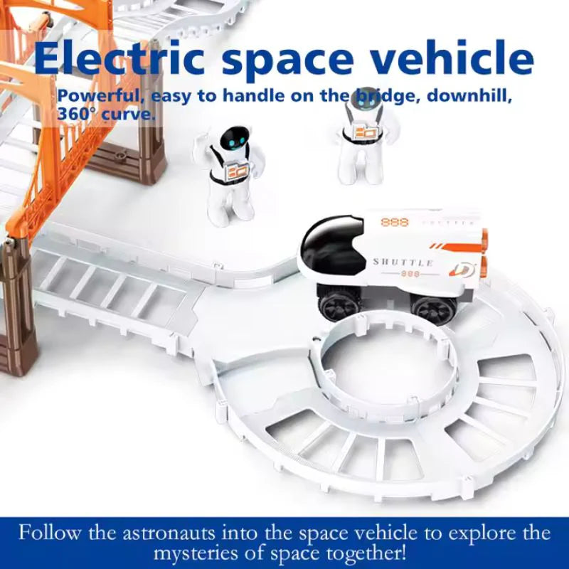 DIY Outer Space Rail Track Set
