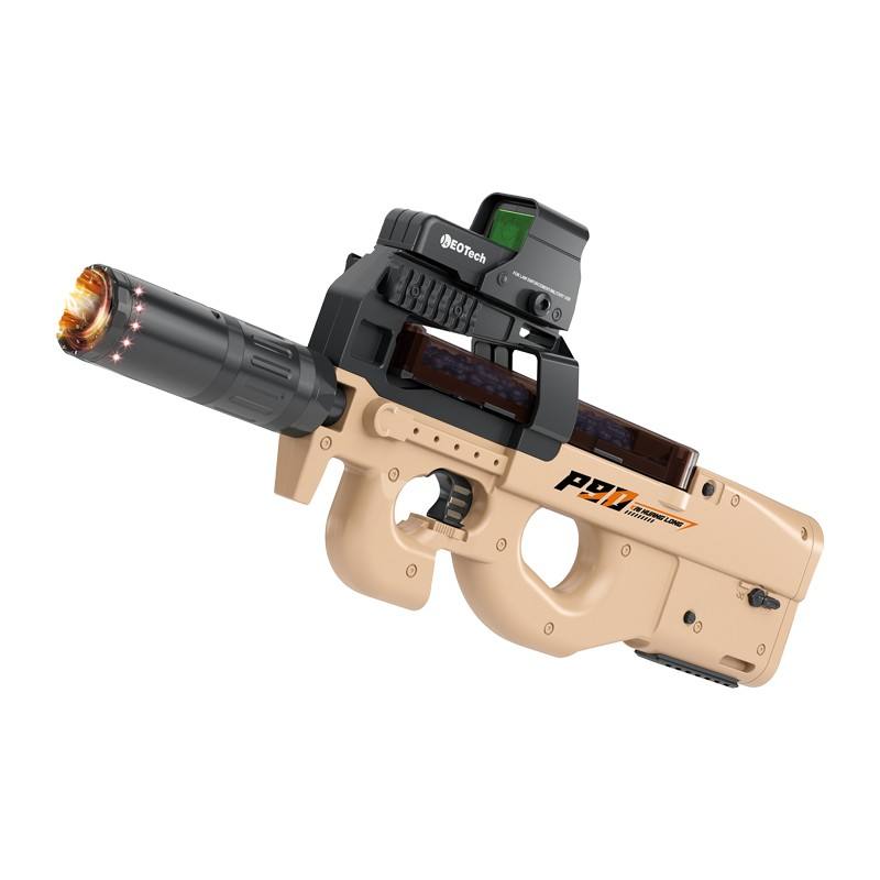 P90 Submachine  Gel Blaster Gun With smoke