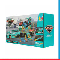 22Pcs Manual Deformation Car Parking Lot
