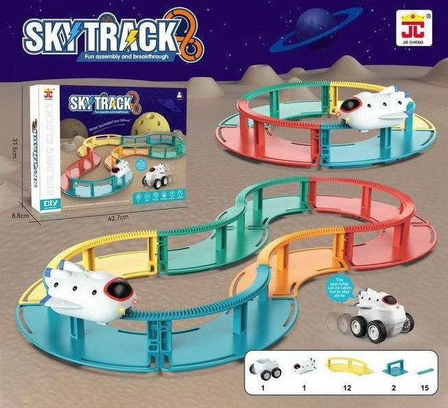 DIY Sky Track Set With Spaceship