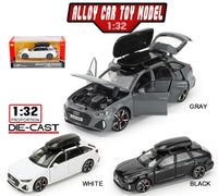 1:32 Diecast Metal Audi RS6 Model Car