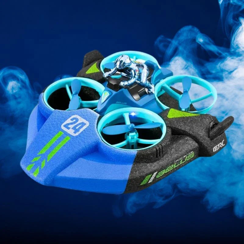 3in1 RC Quadcopter Flying Bike With Lights
