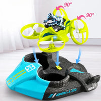 3in1 RC Quadcopter Flying Bike With Lights