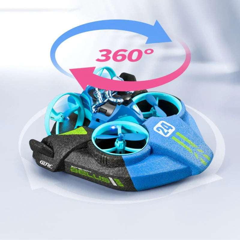 3in1 RC Quadcopter Flying Bike With Lights