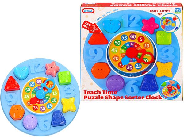 Toddlers Sort O' Clock Educational & Learning Toy