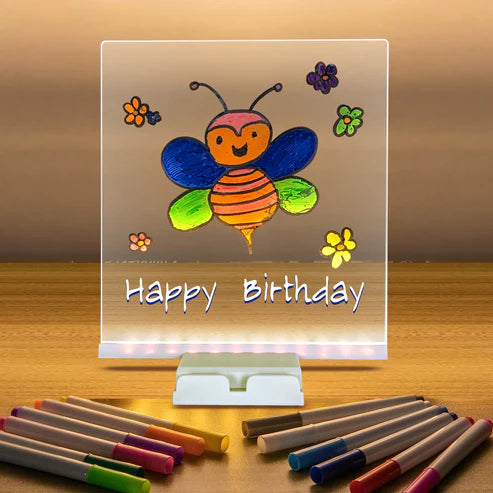 7.5* Inches DIY Writing Acrylic LED Lamp Tablet