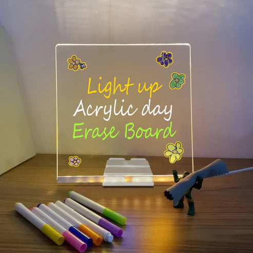 7.5* Inches DIY Writing Acrylic LED Lamp Tablet