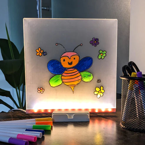 7.5* Inches DIY Writing Acrylic LED Lamp Tablet