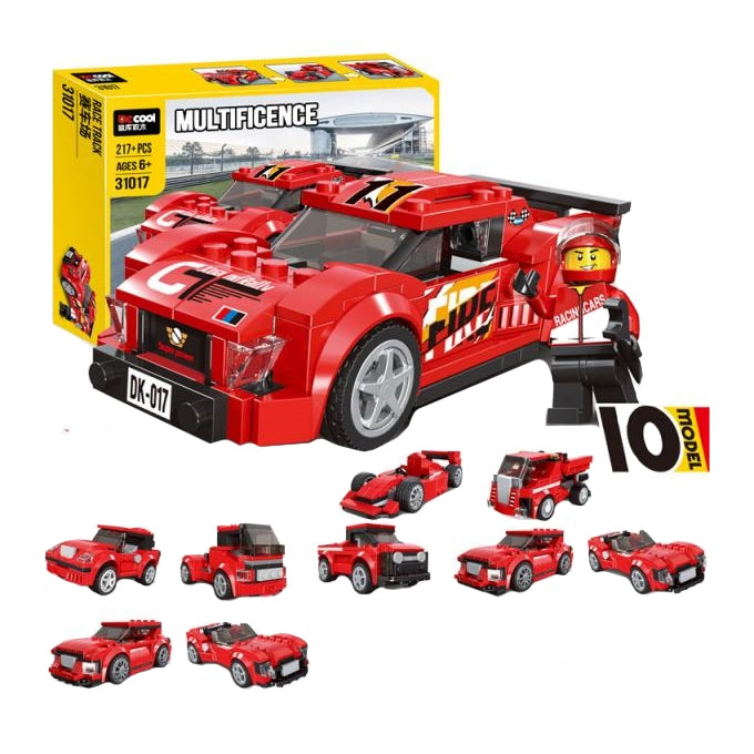 DIY Racing Model Bricks Set - 217+Pcs