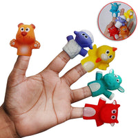 Cartoon Farm Animals Finger Puppet For Kids