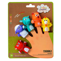 Cartoon Farm Animals Finger Puppet For Kids