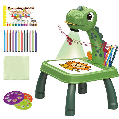 Mini Dinosaur  Projection Painting Table