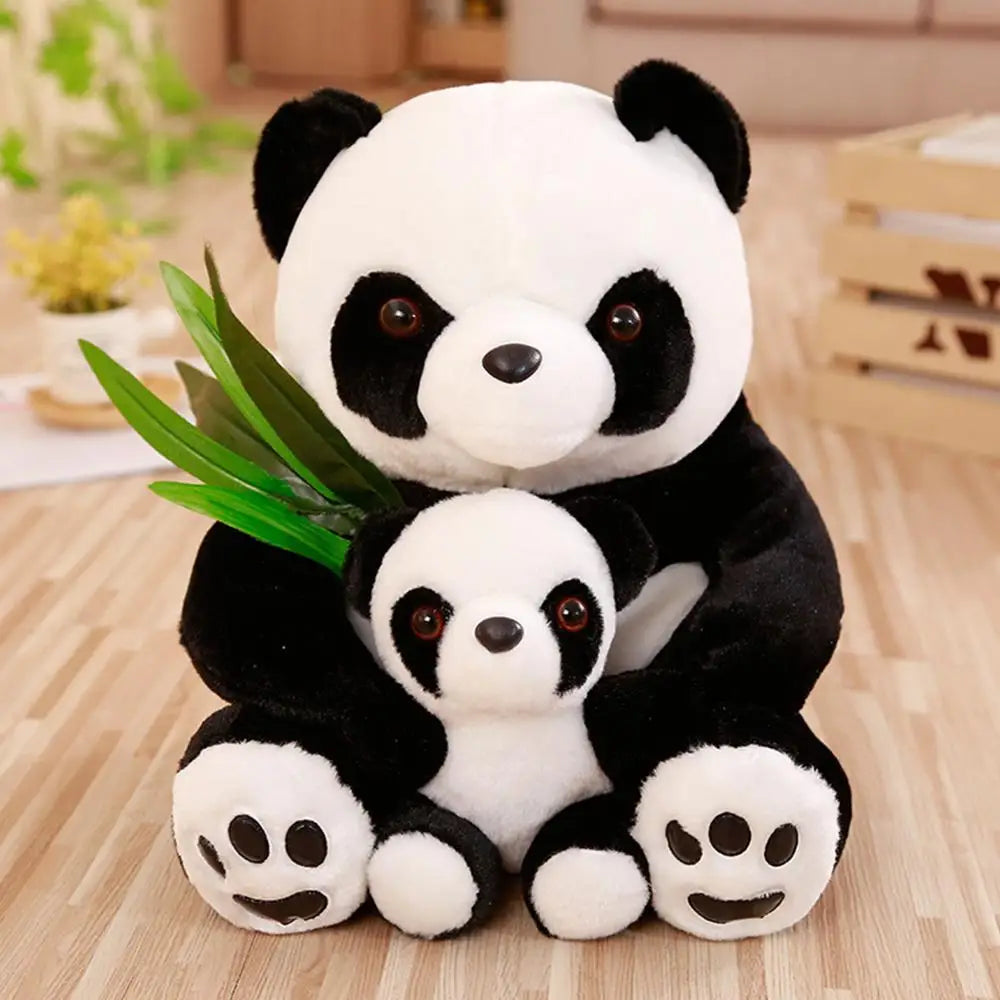 10* Inches Premium Panda With Baby Stuff Toy