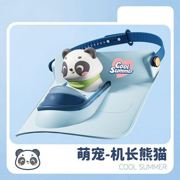 Panda Rechargeable Sun Protection Cooling Fan Hat