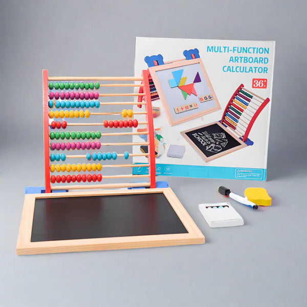 Wooden Multi-Functional Artboard Calculator