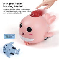 Inertial Press & Go Mini Whale Toy - 1Pc