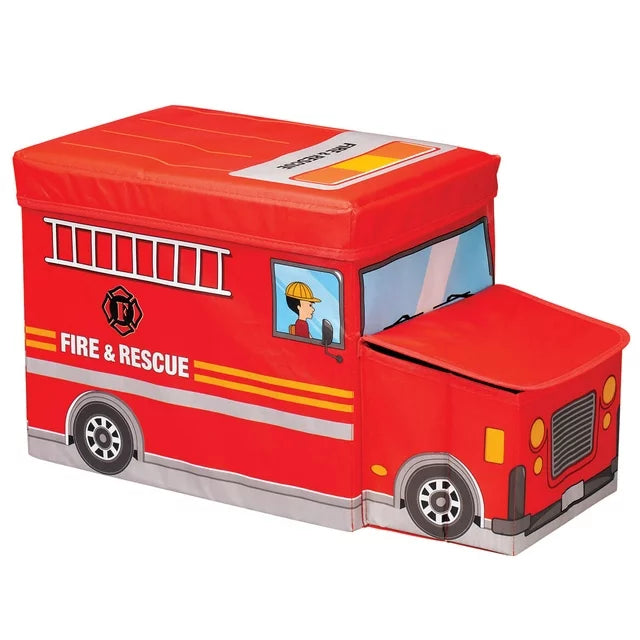 Kids Foldable Storage Box - Fire & Rescue Design