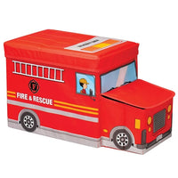 Kids Foldable Storage Box - Fire & Rescue Design