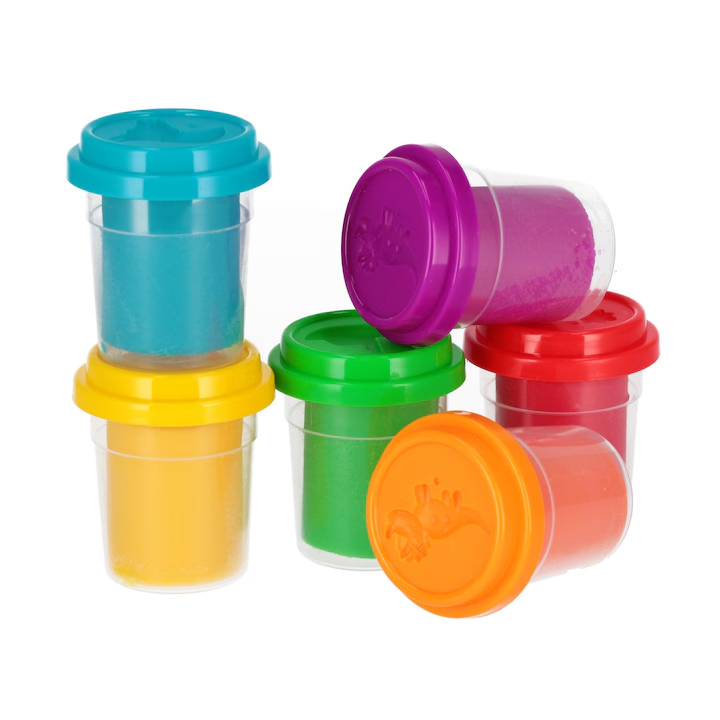 DIY Play Dough Tangram Puzzle Set