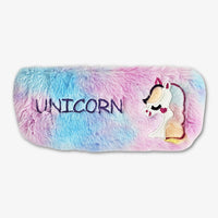 Plush Unicorn Fur Pencil Pouch - 1Pc
