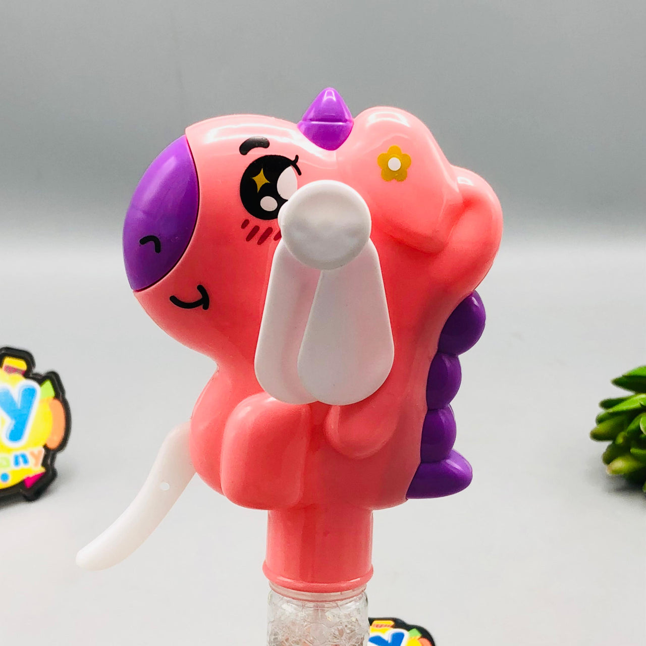 Pony Horse Handheld Fan & Bubble Stick - 1Pc