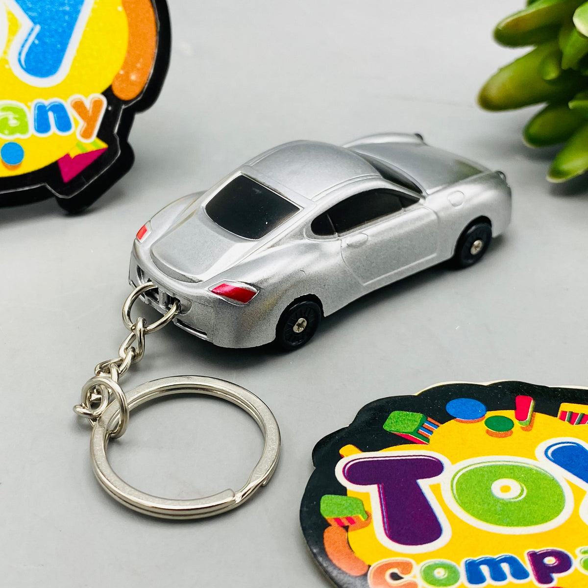 1Pc Porsche Model Keychain With Light & Sound