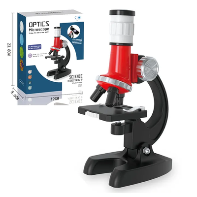 Portable Kids Science Optical Microscope Set