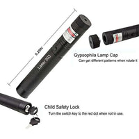 8in1 Rechargeable 303 Type Green Laser Pointer