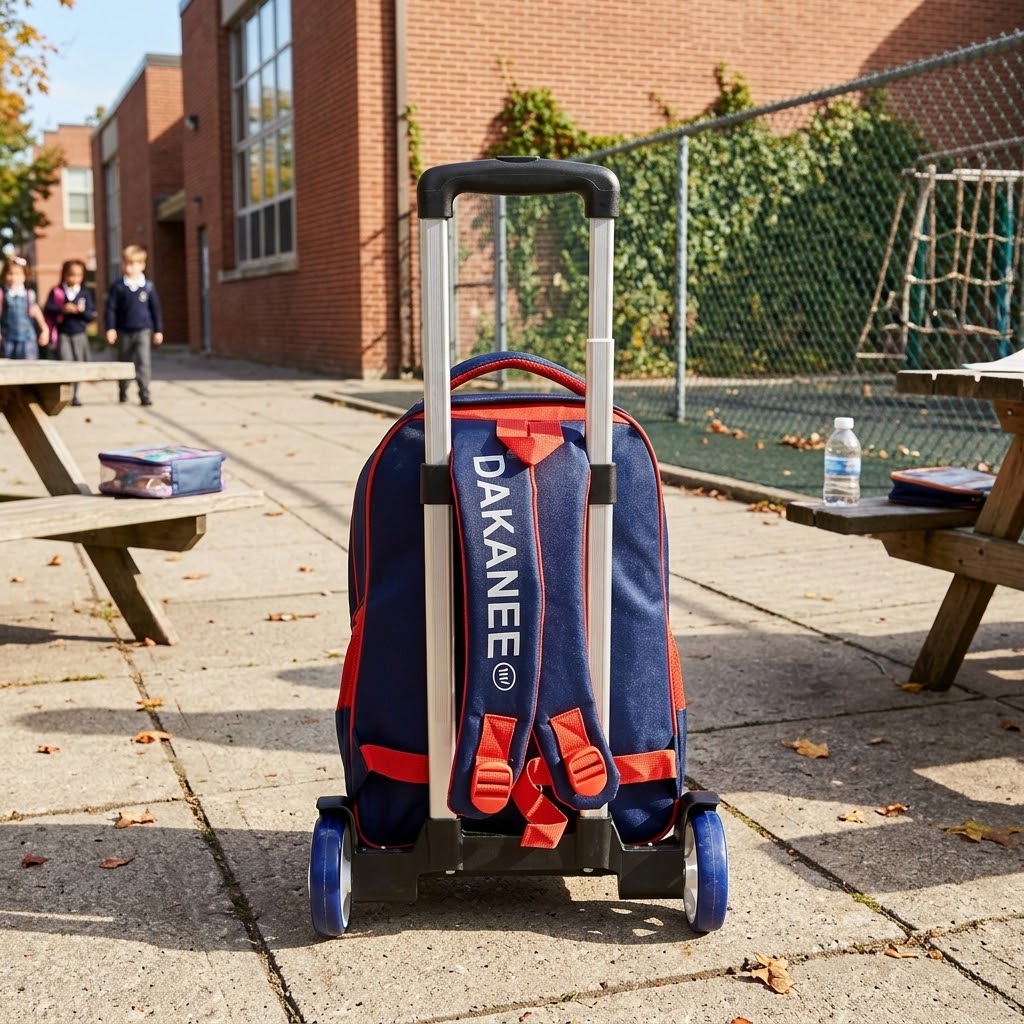 15 Inch Premium Captain America Trolley School Bag