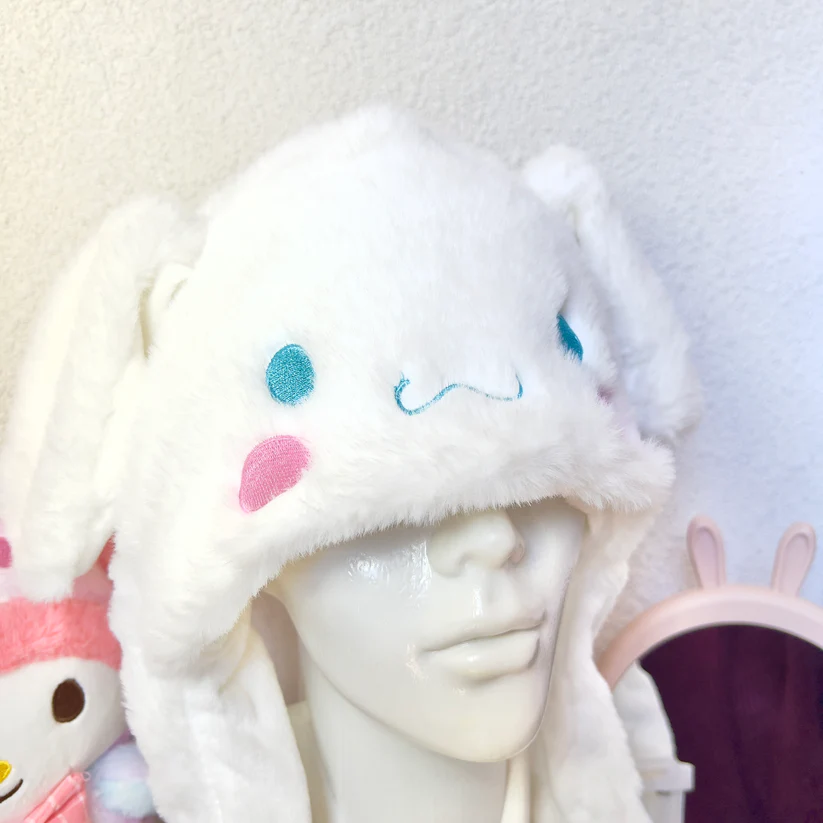 Premium Kids Cinnamoroll Luminous Glowing Ear Flaps Cap