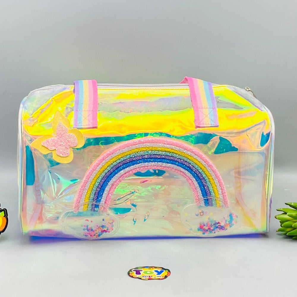 Premium Holographic Rainbow Duffle Bag