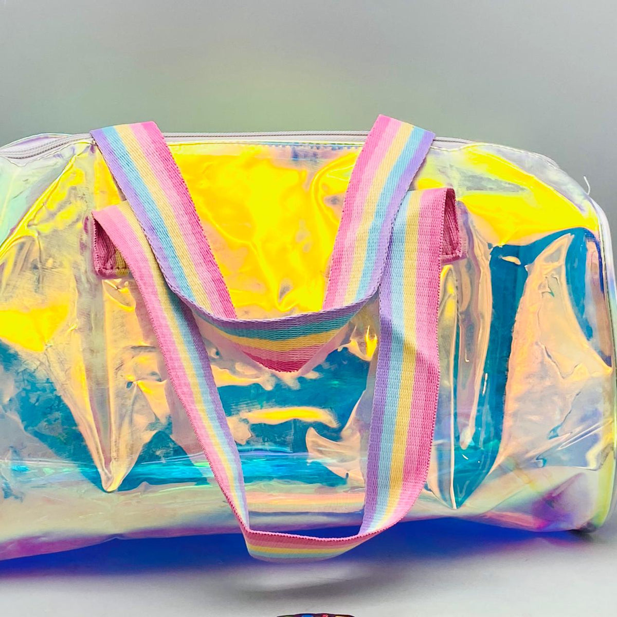 Premium Holographic Rainbow Duffle Bag