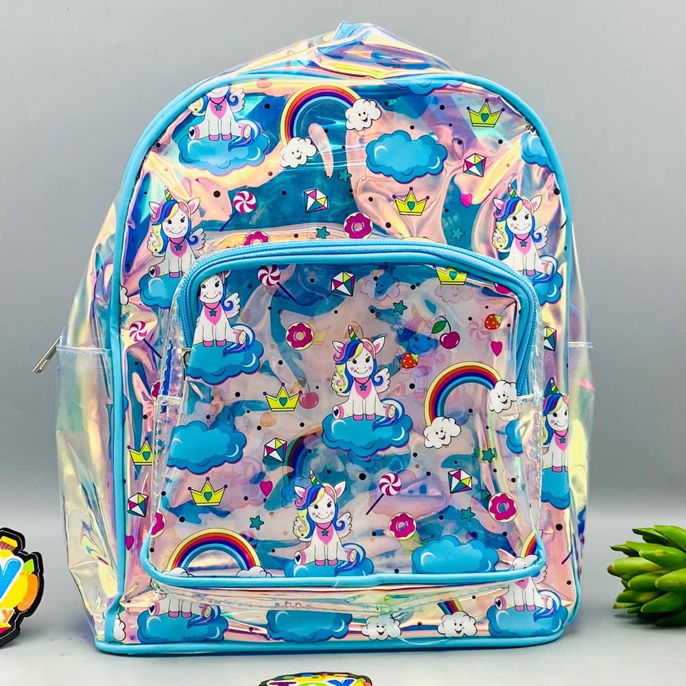 Premium Holographic Unicorn Rainbow Backpack