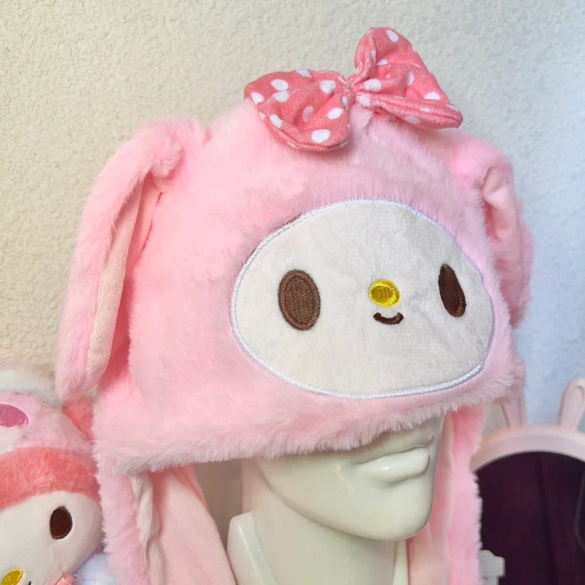 Premium Kids Bunny Luminous Glowing Ear Flaps Cap