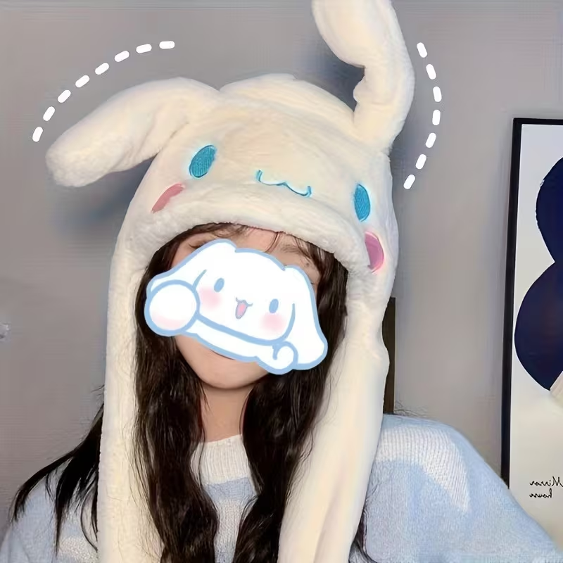 Premium Kids Cinnamoroll Luminous Glowing Ear Flaps Cap