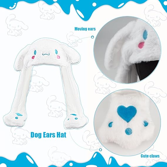 Premium Kids Cinnamoroll Luminous Glowing Ear Flaps Cap