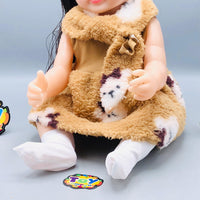 18* Inches Premium Reborn Doll With Music - Cozy Winter Fur