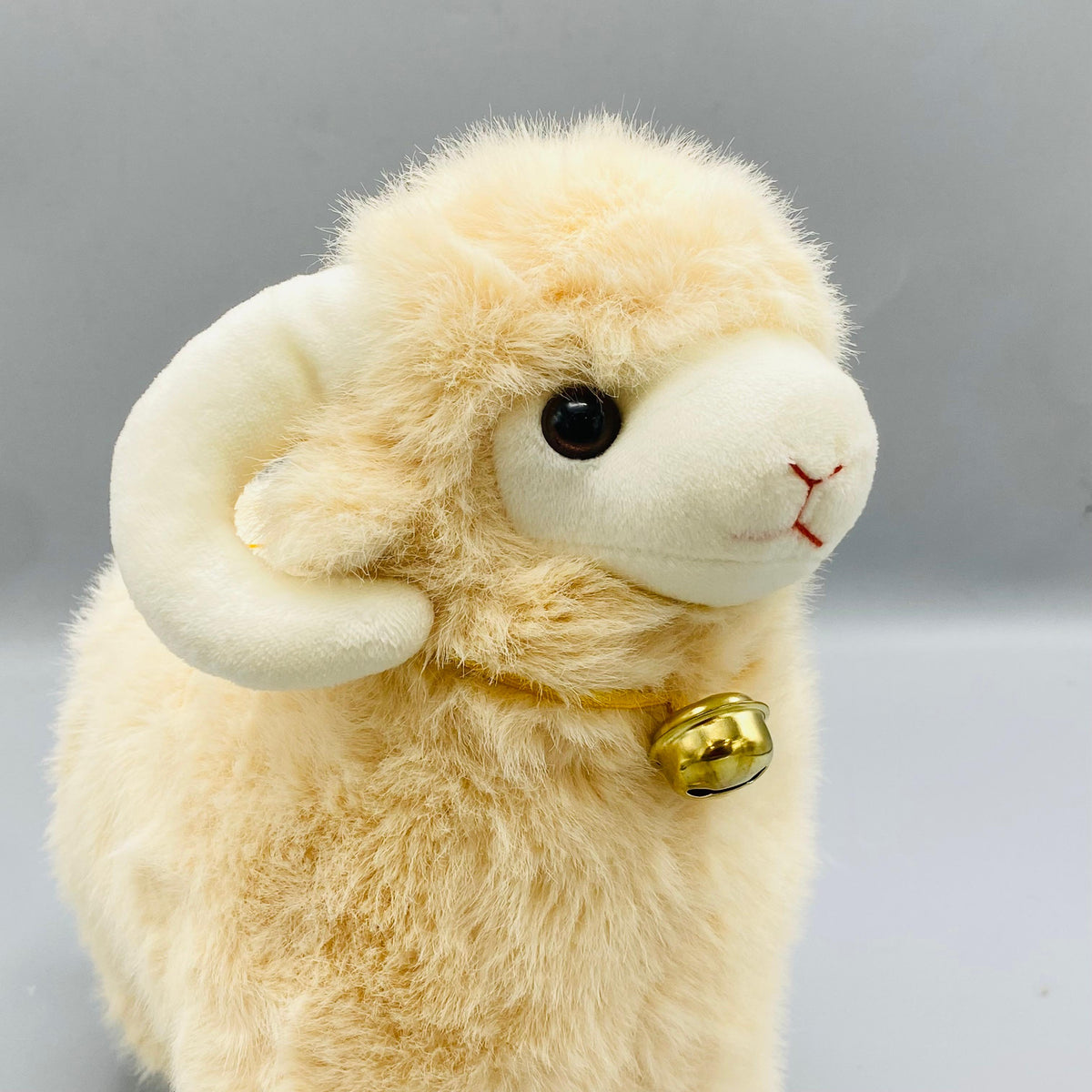9 Inch Premium Sheep Stuff Toy - Light Beige