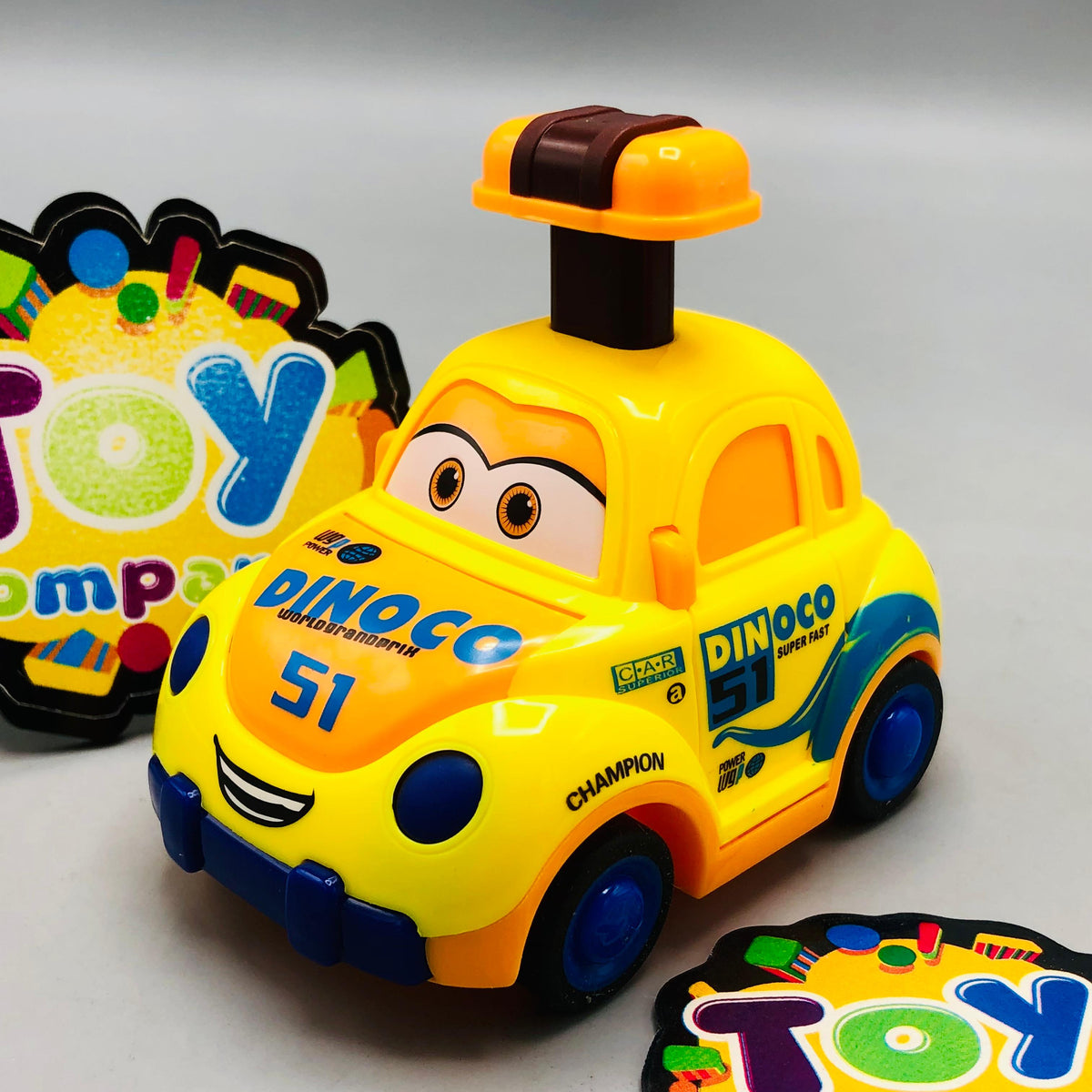 Press & Go Cute Mini Racing Cars - 1Pc